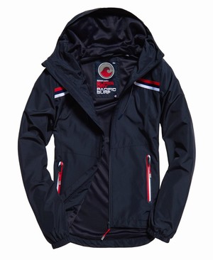 Superdry Pacific Surf Cagoule Férfi Kabát Sötétkék | HJMVP1283